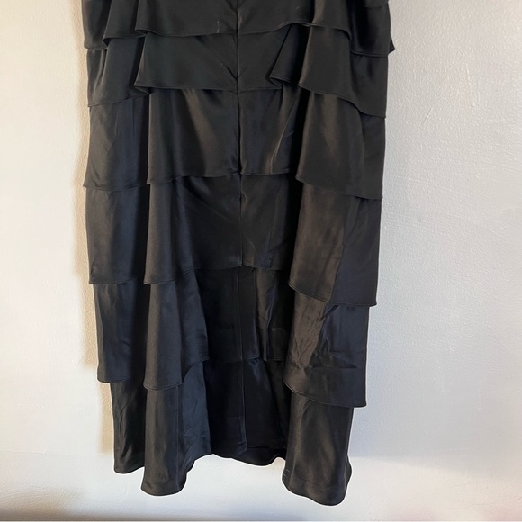 [Kay Unger] Black Cocktail Silk Dress - Picture 8 of 14